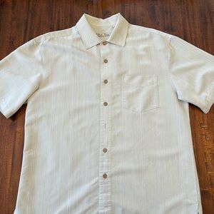 Batek Bay Light Green Casual Short Sleeve Shirt